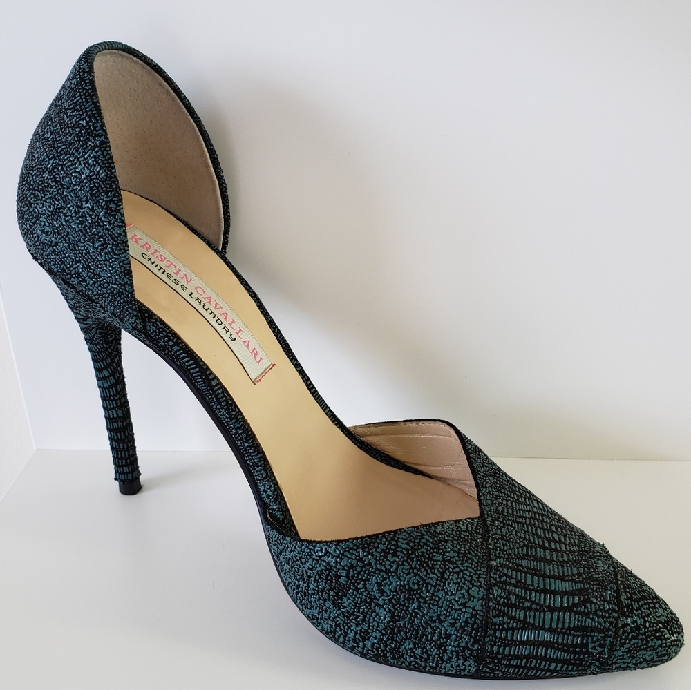 Kristin Cavallari Emerald D'Orsay Pumps Size 9